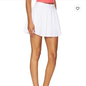Beyond Yoga If You Pleats Mini Skirt White S. Never worn, no tags.